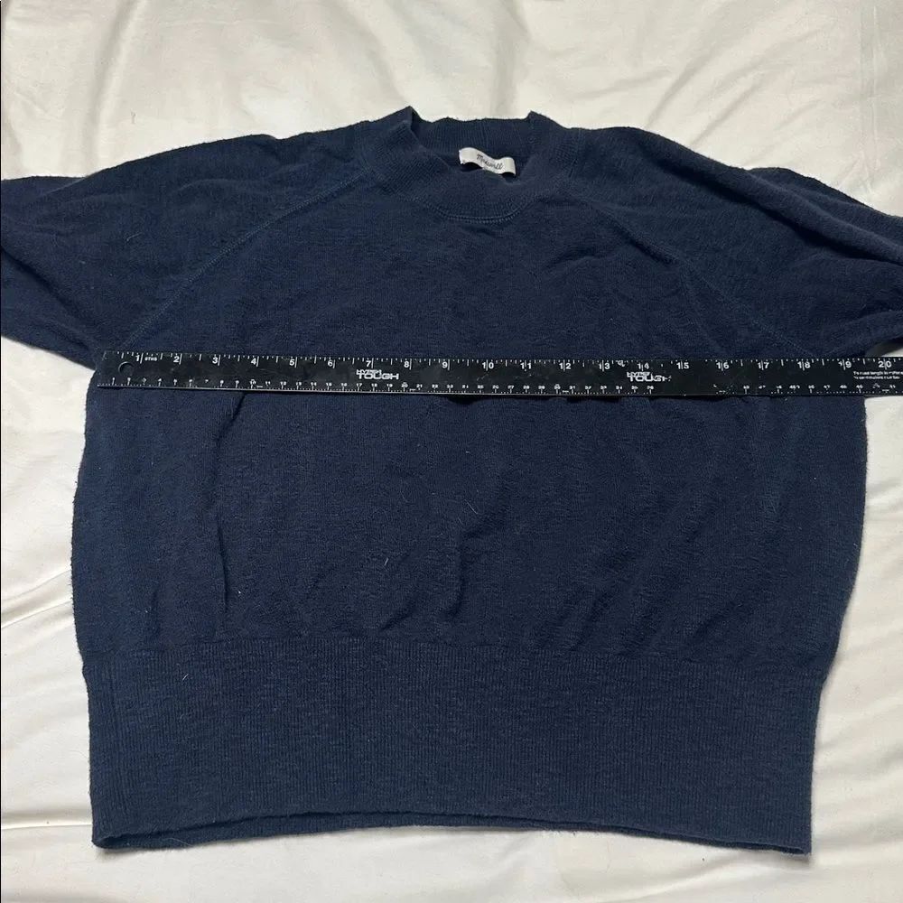 Madewell Deep Blue Crewneck Sweater - Picture 5 of 6